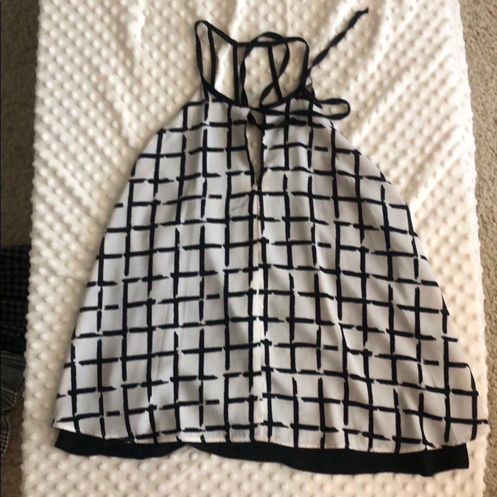 Checkered tank top